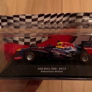 The Infiniti Red Bull Racing RB9 driven by Sebastian Vettel in 2013